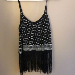 Fringe cami